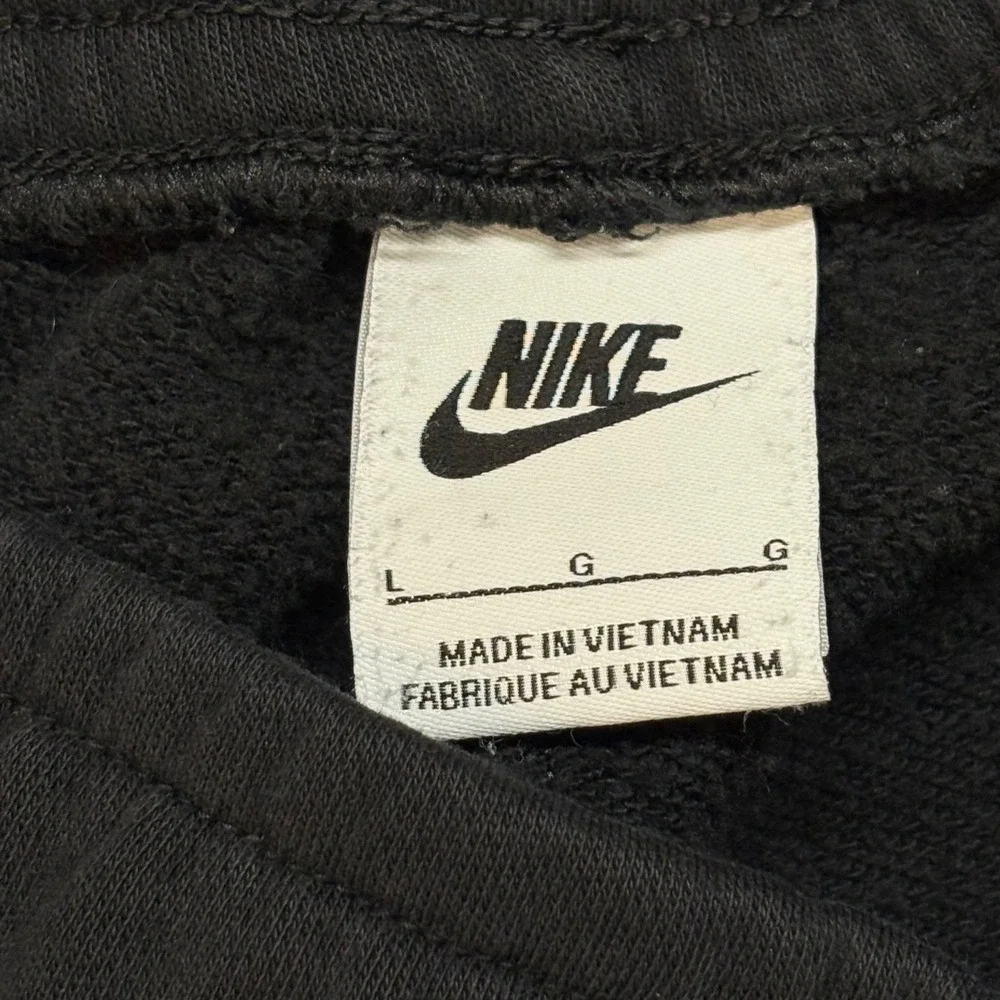 Nike Sportswear Essential Fleece Wide Leg‎ Sweatpants Black Women Large BV4091